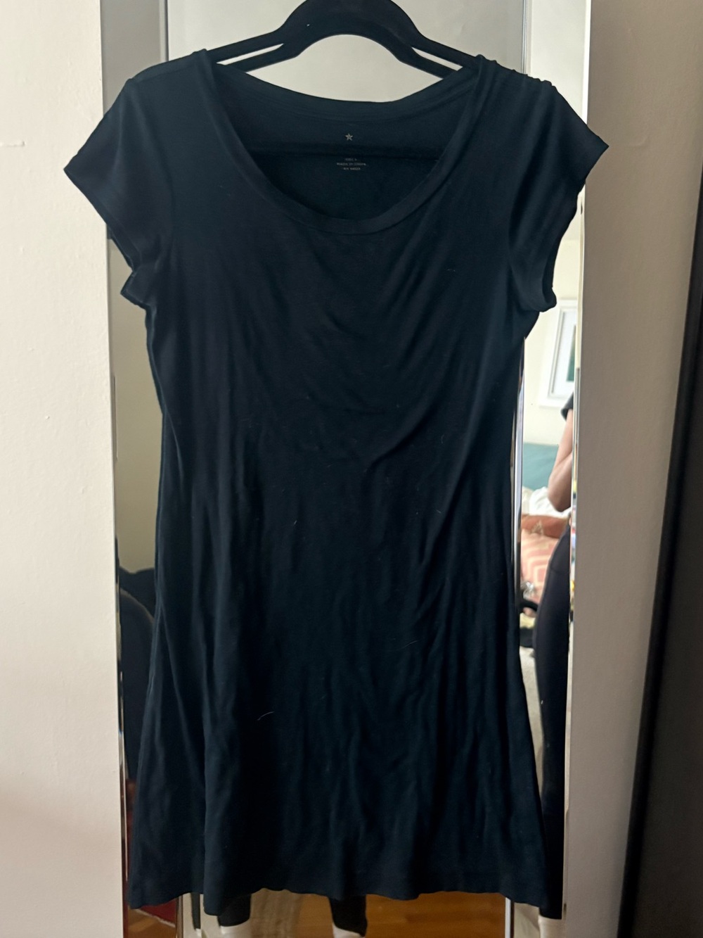 Banana Republic Black Tee Dress